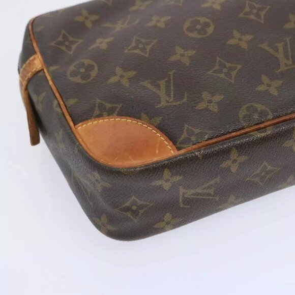 LOUIS VUITTON Monogram Compiegne 28 Clutch Bag M51845 LV Auth - Picture 7 of 15